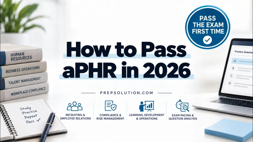 7 Steps to How to Pass aPHR Exam with Confidence